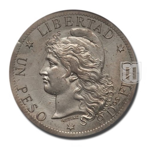 Peso | 1880 | KM Pn20 | R