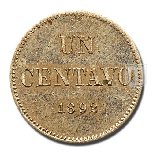 Un Centavo | 1892 | KM Pn33 | R