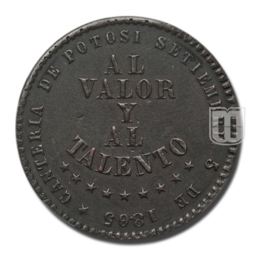 1/2 Melgarejo | 1865 | KM Pn6 | R