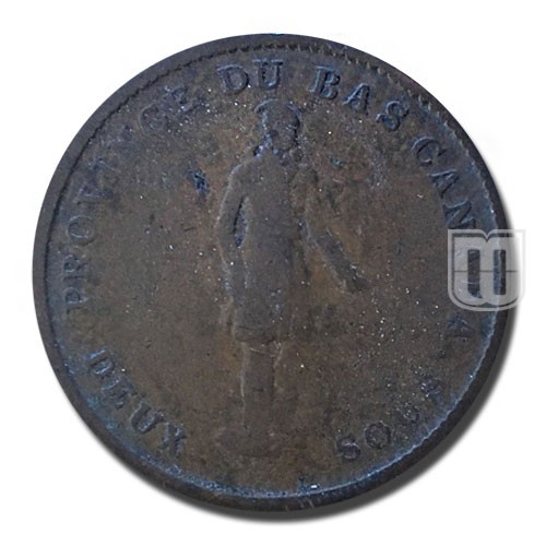 Two Sous (Penny) | 1837 | KM Tn10 | O