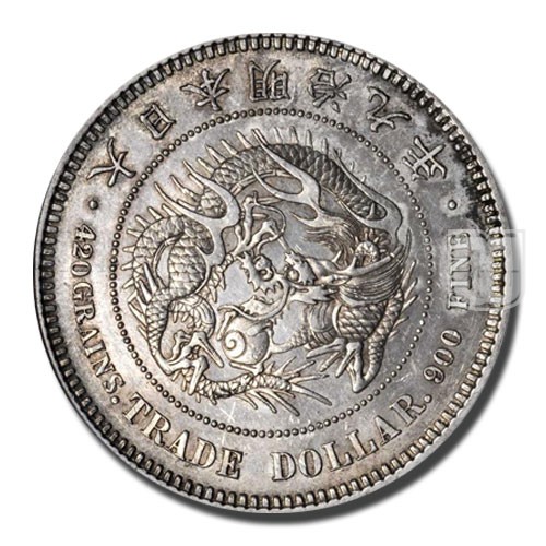 Trade Dollar | Year 9 (1876) | Y 14 | O