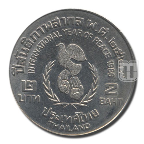 2 Baht | BE2529 | Y 180 | R