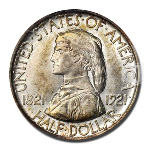 Half Dollar | 1921 | KM # 149.1 | O