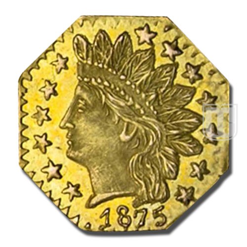 1/4 Dollar | 1875 | KM # 1.8 | O